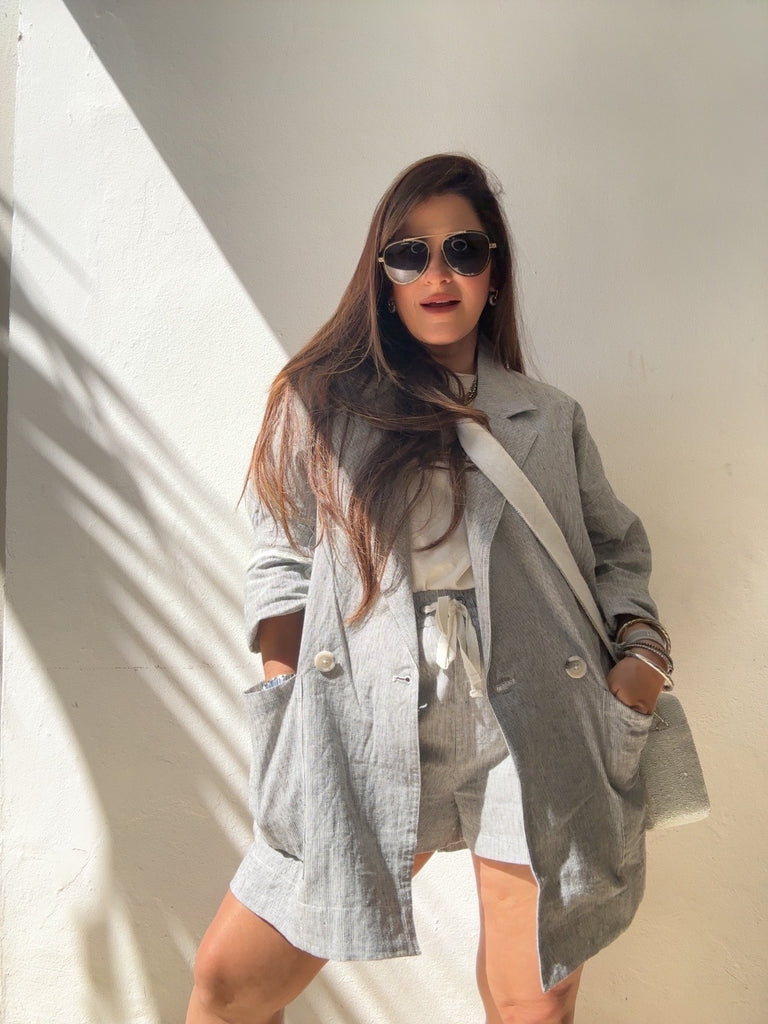 High Expectations Linen Blazer