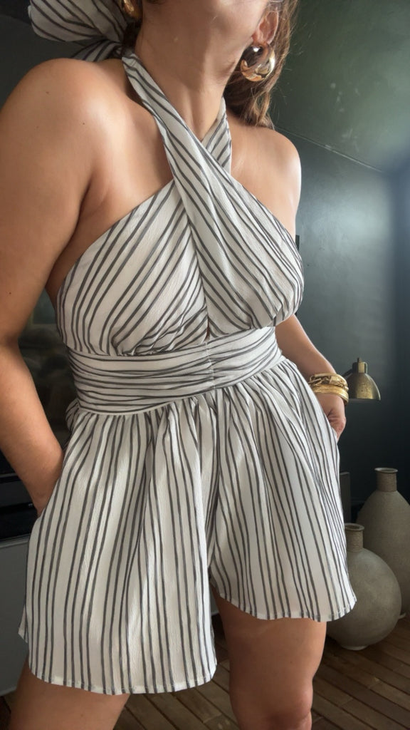 Twisted Nautic Playsuit